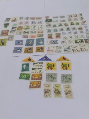 Polish stamps used, pack of 100 pieces