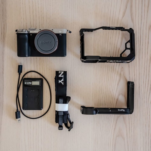 Sony A7C Full Frame Mirrorless Camera with Accessories
