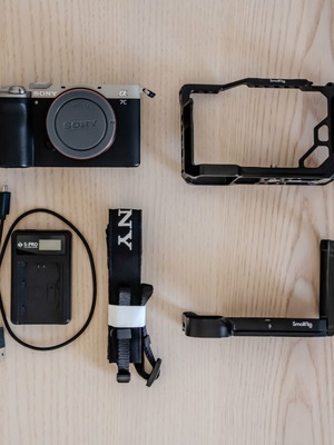 Sony A7C Full Frame Mirrorless Camera with Accessories