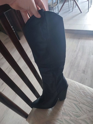 Cowboy boot black, like new, size 39