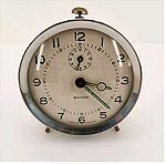  Κουρδιστό ρολόι στρογγυλό ξυπνητήρι Εποχής 1960