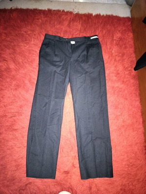 Men's black pants size 44 like new for larger gentlemen
