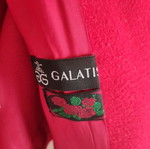 Red jacket used, size S, polyester-viscose