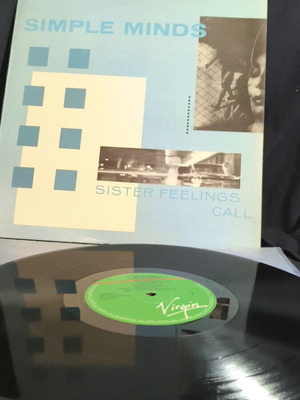 Simple Minds Sister Feelings Call LP used