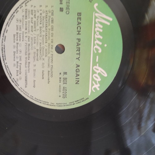 Beach Party Again vinyl record used, foreign music
