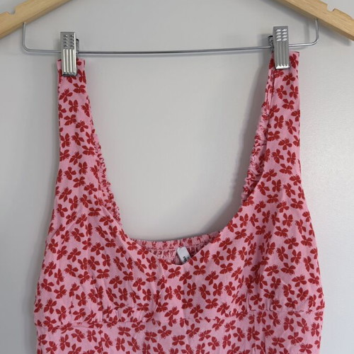 Stradivarius Crop Top medium size like new, red and pink