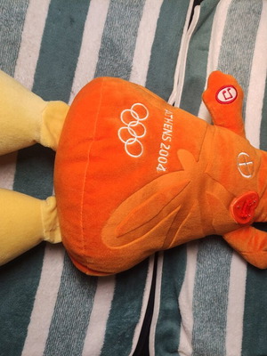 Athens 2004 Olympic Games Mascot Athena used, 52 cm