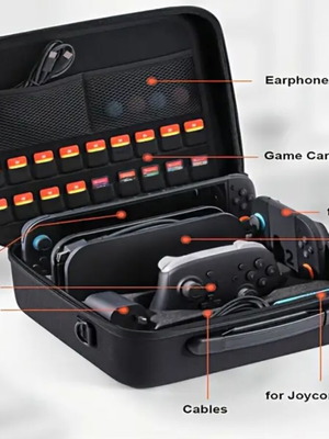 Σκληρή θήκη μεταφοράς Nintendo Switch 2 καινούργια, αδιάβροχη