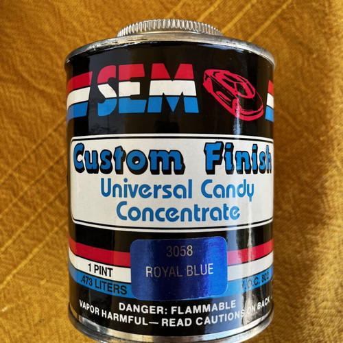 SEM Custom Finish Universal Candy Concentrate Royal Blue 1 Pint