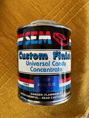 SEM Custom Finish Universal Candy Concentrate Royal Blue 1 Pint