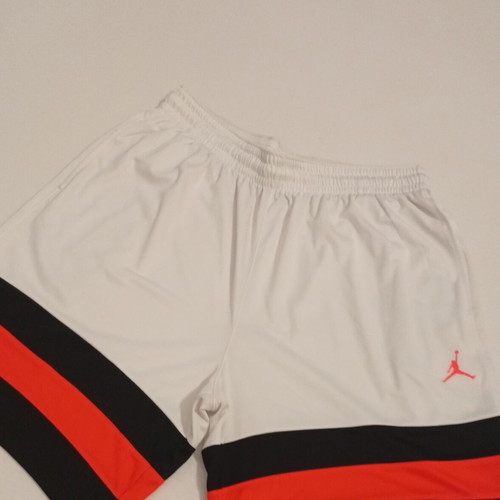 Jordan athletic shorts, white and red, XXL, new