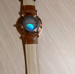 Watch with brown strap like new