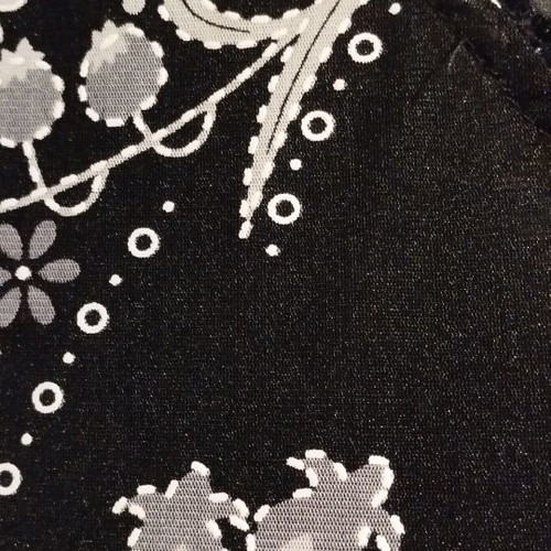 Women's dress viscose with elastane, like new, black and white
