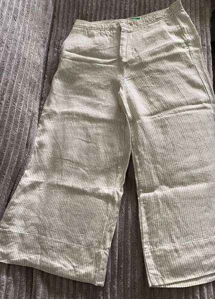 γυναικεία λινά παντελόνια(Benetton)