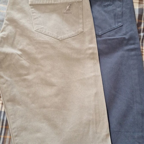 Children's bermuda shorts like new, set of 2, gray and blue