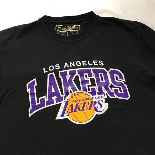 Los Angeles Lakers Mitchell Nets T-shirt L used