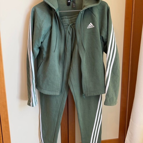 Adidas set women's sportswear like new, green, size S