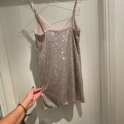 Pull & Bear gold sequin top like new
