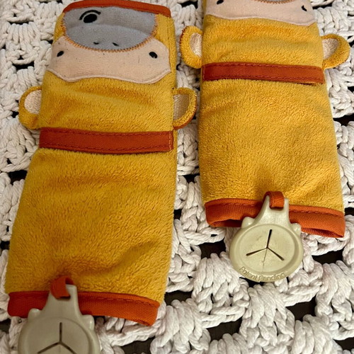 Trunki car seat belt pads used, SnooziHedz Mylo the Monkey
