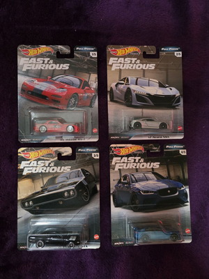Hot Wheels Premium Fast and Furious Full Force 2020 4 Pieces