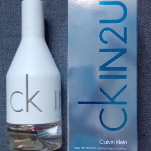 Ck IN2U empty packaging with box used