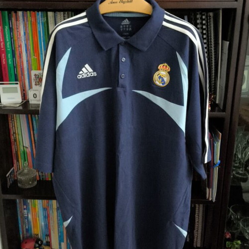 T-shirt Real Madrid 2XL used, Champions League polo by Adidas