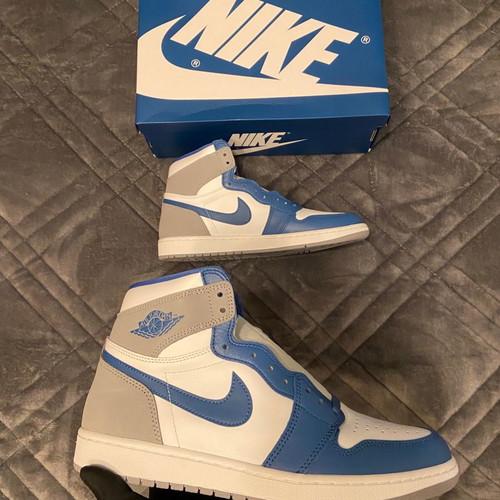 Air Jordan 1 Retro High OG True Blue new, size 47