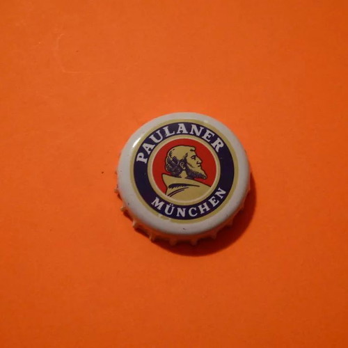 Paulaner brewery bottle cap used, Germany