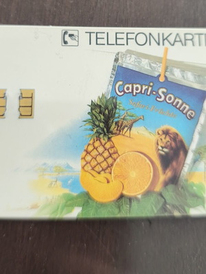 German phone card used