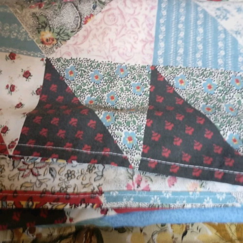 Fabric scraps and larger fabrics like new, various sizes