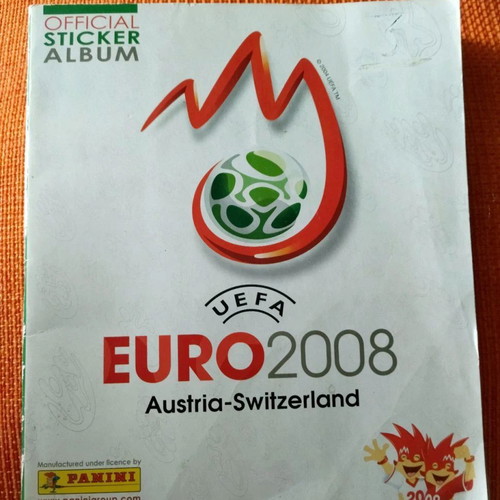 Panini Euro 2008 sticker album used, 413 of 530 stickers