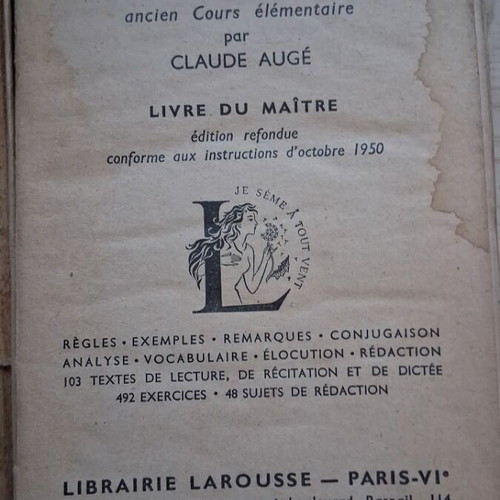 French books like new, set of 3 from the 50s and 60s