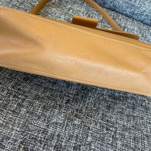 Longchamp vintage leather shoulder bag used