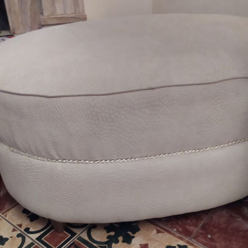 Alcantara fabric stool like new