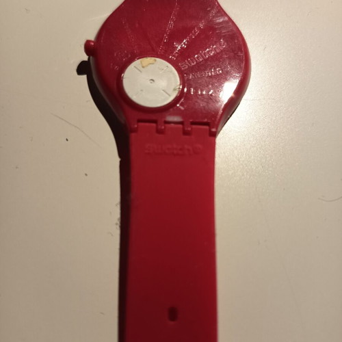 Swatch Skinamour SVOP100 women's watch pink silicone strap new