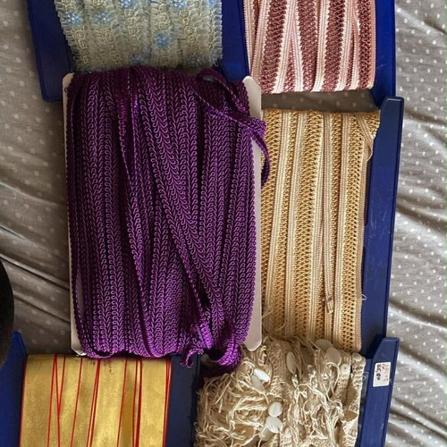 Fabric trims like new, large stock