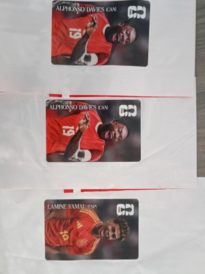 Coca Cola FIFA Football Sticker Collection like new, set of 3
