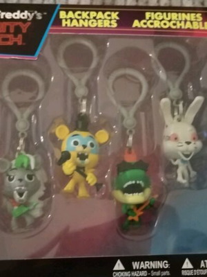 Five Nights at Freddy's Security Breach set of 5 keychains new