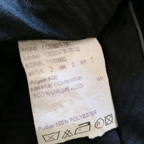 Glou straight fit black suit-pants set like new