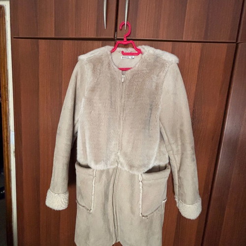 Stradivarius beige coat new size S