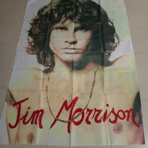 Jim Morrison flag like new, 0.96 x 1.35 m