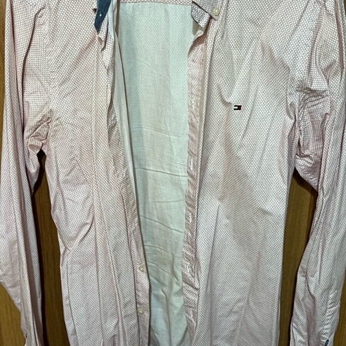 Tommy Hilfiger shirt like new, size M, white and red