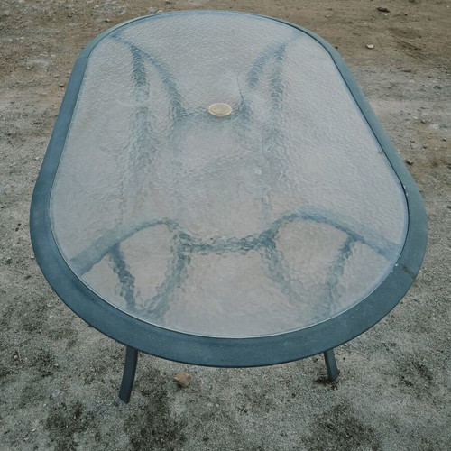 Aluminium table, excellent condition