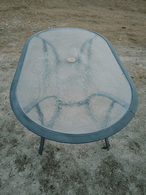 Aluminium table, excellent condition