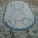 Aluminium table, excellent condition