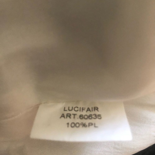 Lucifair pants and top set like new, cream-black