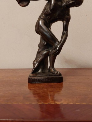 Bronze statue Discobolus 20 cm like new