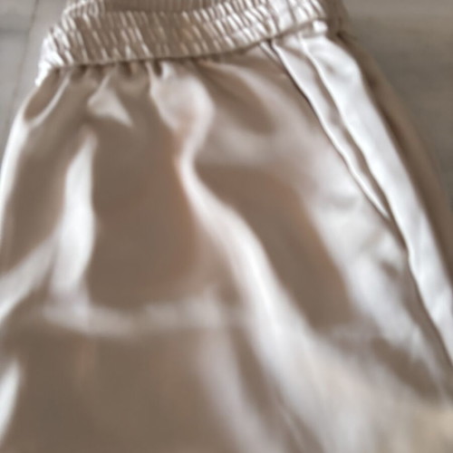 Mango satin pants sand color like new, size medium