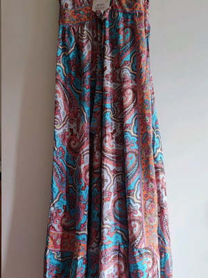 Φόρεμα μακρύ boho καινούριο με την ετικέτα πολύχρωμο