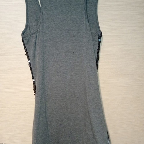 Mini dress Rinascimento like new, grey with sequins